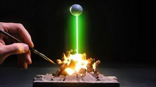 Realistic Death Star Super Laser Diorama