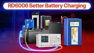 How does RD series power supply charge the battery, CC CV means what, RD6006 RD6024 RD6018