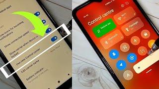 Redmi Note 8 Pro MIUI 12 How to Enable Control Center | Enable new Hidden Control Panel