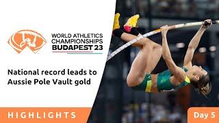 Aussie breaks national record, wins gold in epic Women's Pole Vault final