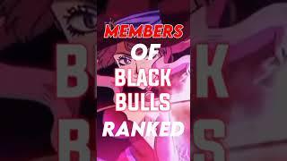 ALL BLACK BULLS MEMBERS RANKED