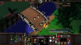 Warcraft 3 Reforged - Horde vs Alliance v3.48 - Grom Hellscream - bugged Illusion Run Animation