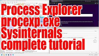 Process Explorer procexp.exe from Microsoft Sysinternals complete tutorial -February 2025 - 97d8bf51