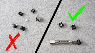 Do Cherry MX Clears & Purple Switches Still Ruin Keycaps? Geon Stem Trimmer Test & Review