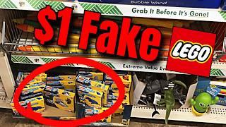 Buying $1 FAKE LEGO From the DOLLAR STORE!