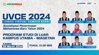 Unesa Virtual Kampus Expo (UVCE) 2024 - Program Studi di Luar Kampus Utama - Magetan