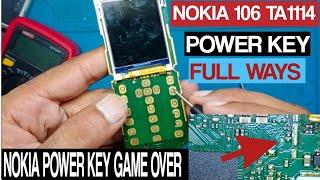 nokia 106 ta1114 power key ways / nokia ta 1114 power key jumper solution / nokia 106 power key ways