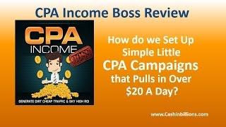 CPA Income Boss | CPA Income Boss Review