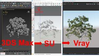 Convert vrscene từ 3DS Max qua Sketchup hết 5 giây