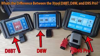 I Compare the Xtool D8BT, D8W, and D9S Pro to see what the Differences Are.