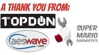 A nice gesture from our friends at AESwave and Topdon!