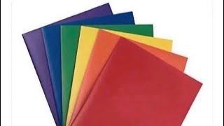 Which Subject Folder Color Was For MATH?!