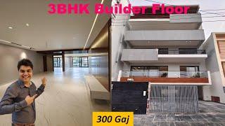 Builder floor for Sale in Panchkula | 300 Gaj Floor for Sale | Stilt Parking House Design Plans