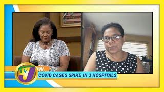 Jamaica Covid Cases Spike in 3 Hospitals | TVJ Smile Jamaica