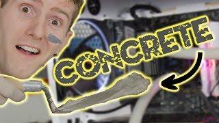 I Can't Believe This Worked!!! - Concrete Cooled PC (April Fools 2019)