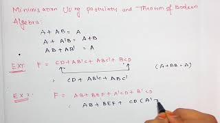 Boolean function minimization