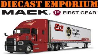 1:64 Scale DCP by First Gear Mack Anthem High-Roof Sleeper & 53' Trailer with Reefer - ERB