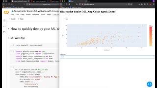 Quickly deploy ML WebApps from Google Colab using ngrok