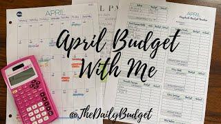 Paycheck Budget | Budget By Paycheck Method | April Budget With Me