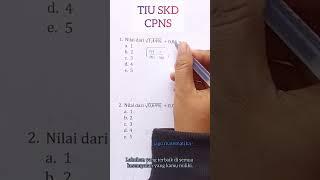 soal matematika dasar bentuk akar TIU SKD CPNS