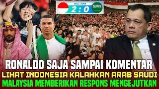 Ronaldo Komen Begini, Malaysia Merespons Lihat Indonesia Kalahkan Arab Saudi 2-0 Malam Ini