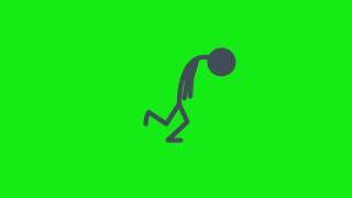 stickman character animation green screen free download