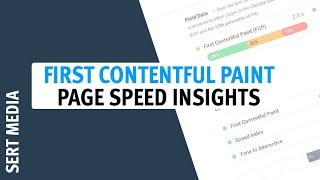 Page Speed Insights - What Is First Contentful Paint