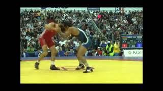 Martin Sebastian Daum GER vs Sushil Kumar IND - FILA Wresling Worlds 2010 - 66kg R16