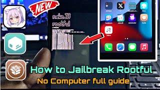 How to Jailbreak [NekoJB Rootful No Computer] for iOS 15.8.2 - iOS 15 full guide for A8-A11