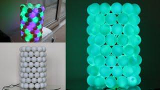 How To Make An Illuminated Ping Pong Ball Lamp!