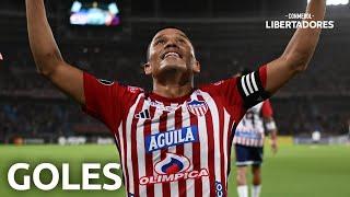 TODOS LOS GOLES DE JUNIOR EN LA FASE DE GRUPOS DE LA CONMEBOL LIBERTADORES 2024