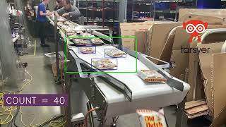 Product counting on a high speed conveyor line