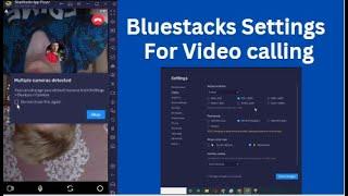 Complete Bluestacks Settings for video calling  with recorded video on Instagram Using manycam