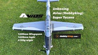 The new Hobbyking Avios Tucano 1600mm // Unboxing//