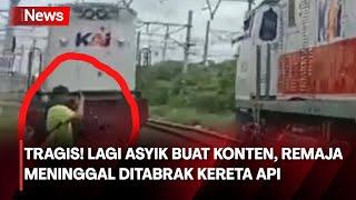 Pelajar Tewas Tertabrak Kereta saat Membuat Konten di Rel KA Matraman, Korban Sempat Diperingatkan