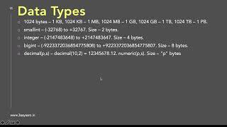 SQL3.  Database Objects Theory