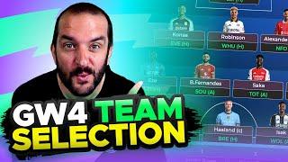 SALAH FOR A HIT?  | FPL TEAM SELECTION | GAMEWEEK 4 | Fantasy Premier League Tips 2024/25