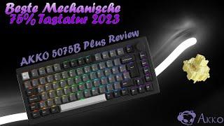 AKKO 5075B Plus ISO Review: Die ultimative Gaming Tastatur von 2023 mit Hot-Swap und Wireless!