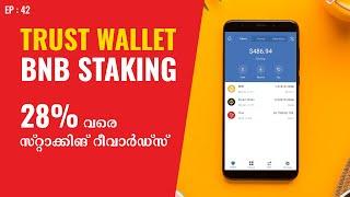 Trust Wallet Staking Malayalam | Staking in Trust Wallet Malayalam | Trust Wallet BNB Staking