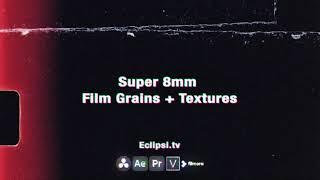 8mm Film Overlay Pack - Frames, Grains, Lightleaks + Borders