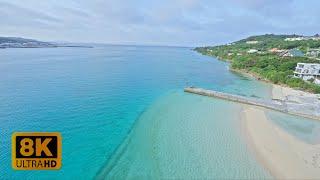 4K 8K Anchihama Beach on Sesoko Island in Okinawa 2023