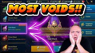 MOST VOIDS I'VE EVER OPENED!!  Raid: Shadow Legends