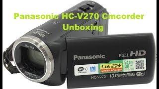 PANASONIC HC-V270 CAMCORDER UNBOXING