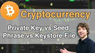 Private Key vs Seed Phrase vs Keystore File