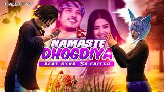 Namaste Dhogdiya - Freefire Beat Sync 3D Edited Video