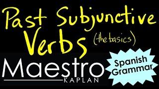 PAST SUBJUNCTIVE: How to form (conjugate) verbs in IMPERFECT SUBJUNCTIVE