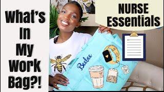 WHAT'S IN MY NURSE WORK BAG?||All My Essentials- New Nurse Must Haves