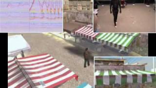 Walking in Virtual Reality - Motion Capture and EEG Brain Dynamics