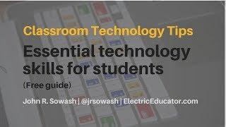 Essential Student Technology Skills (free guide)