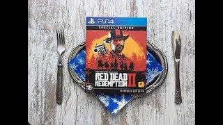 Red Dead Redemption 2 - распаковка дискового издания Special Edition для PS4.